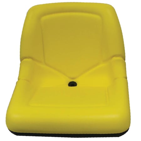 Db Electrical Yellow Low Back Bucket Style Plastic Pan Seat With Drain Hole for John Deere 3010-0038